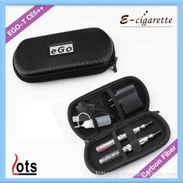 2014 up! Tech New Design Carbon Fiber Zipper EGO Case/Bag for E-Cigarettes EGO/Evod Kit on Hot Sale at Hot Summer
